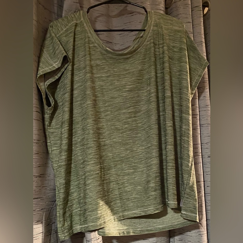 Eddie Bauer Hunter Green Workout Shirt